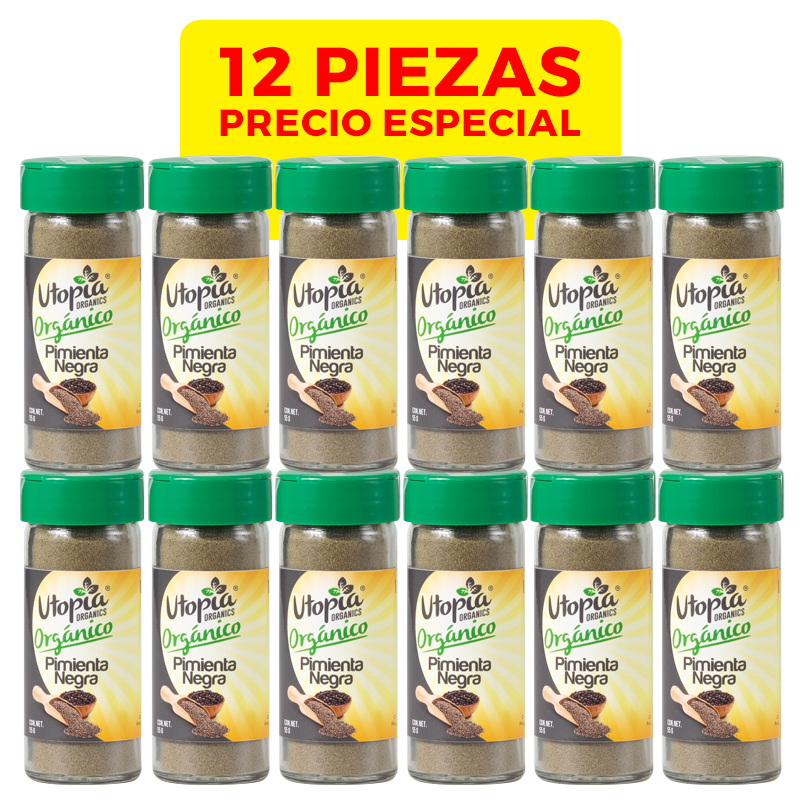 Pimienta Negra Orgánica 55g