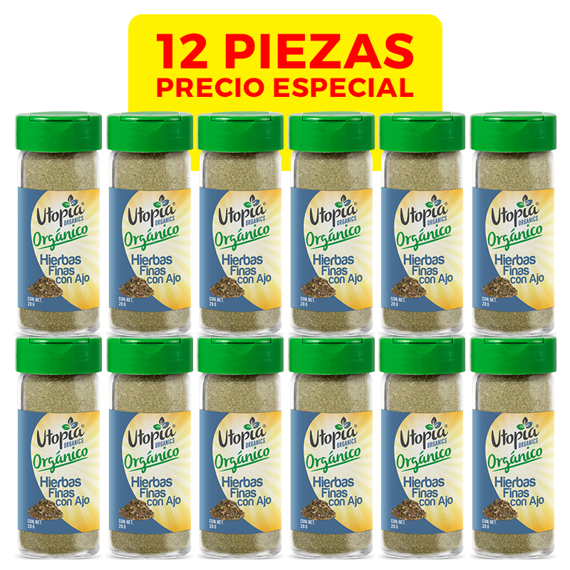 Hierbas Finas con Ajo Orgánico 28g