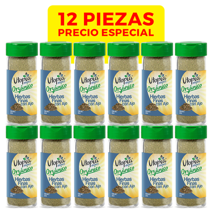 Hierbas Finas con Ajo Orgánico 28g