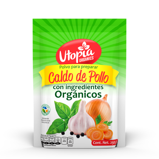 Caldo de Pollo Orgánico 250g